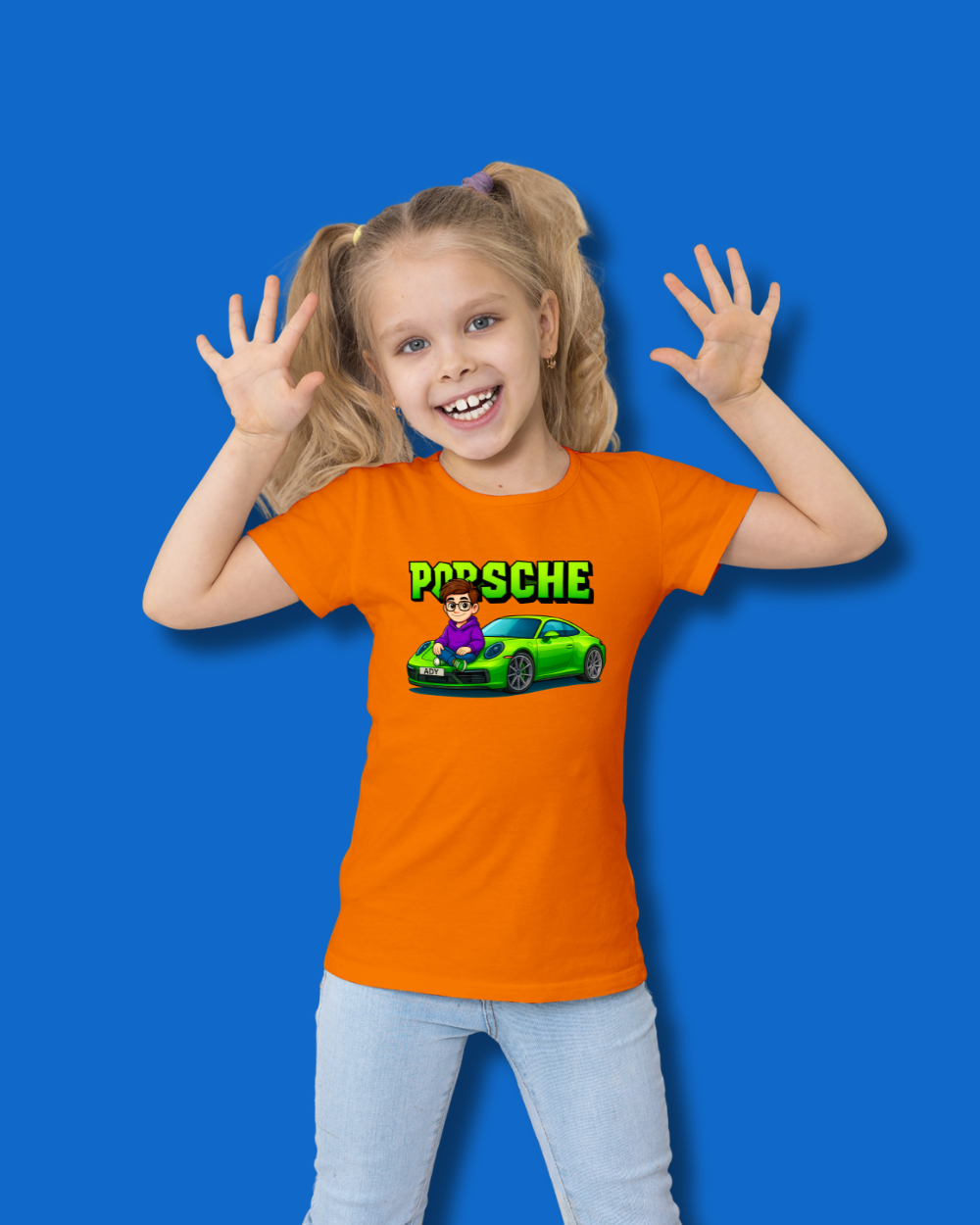 Tricou Oficial Orange Blue | "Porsche"